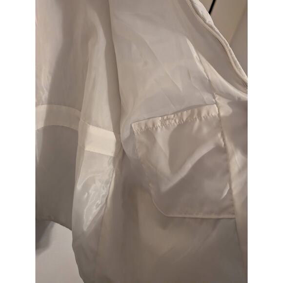Jane Ashley white quilted jacket size 1X - Picture 5 of 7